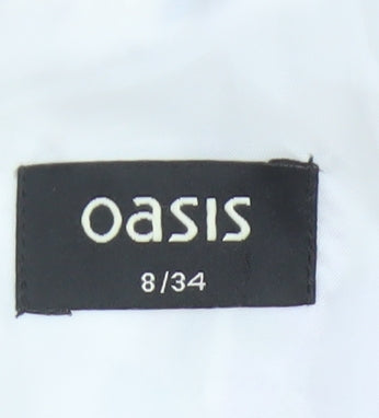 Oasis Women’s Multicoloured Floral Fit & Flare V-Neck Dress UK 8