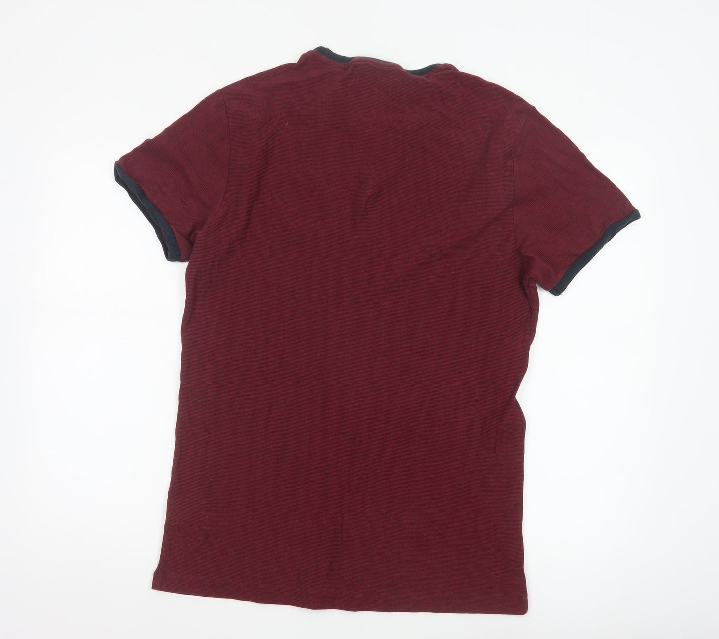 Original Penguin Men's Red XL Logo Crew Neck Cotton T-Shirt