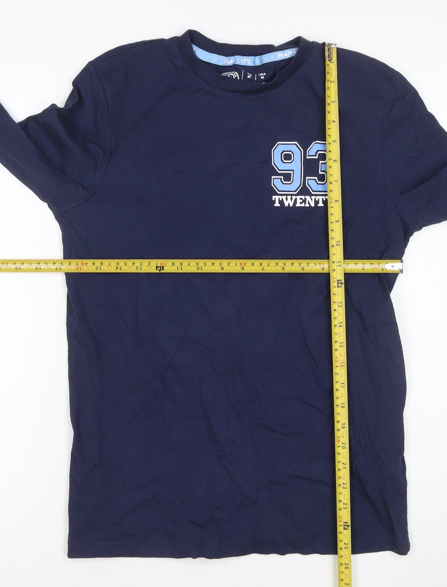 Manchester City Men’s Blue M Long Sleeve 93 Graphic T-Shirt