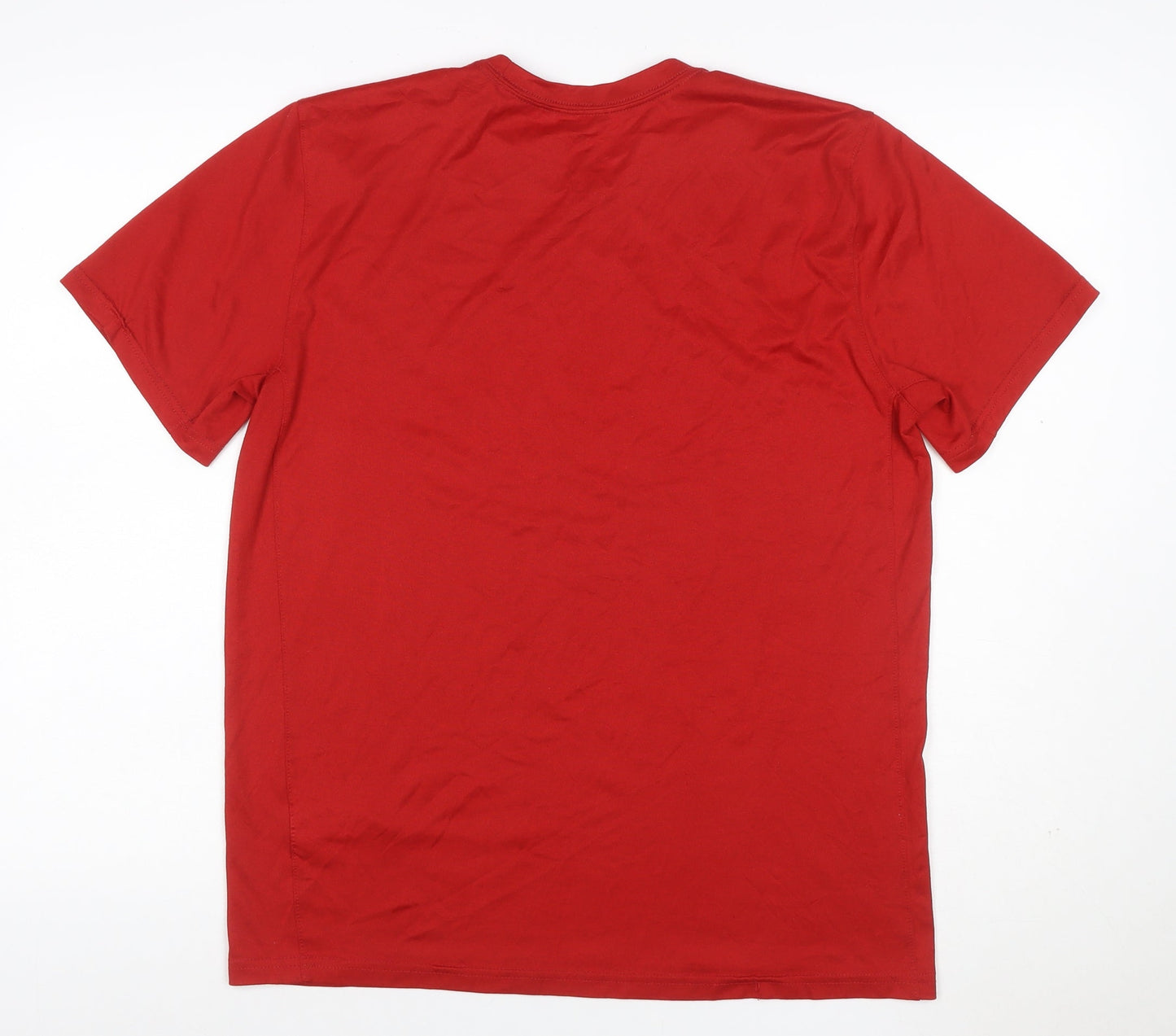 Nike Men’s Red S Dri-FIT Crew Neck Moisture Wicking T-Shirt