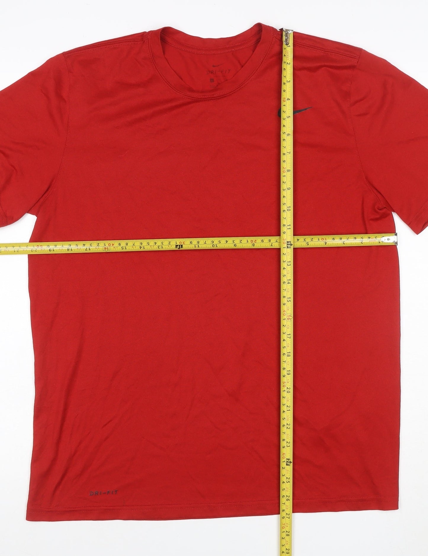 Nike Men’s Red S Dri-FIT Crew Neck Moisture Wicking T-Shirt