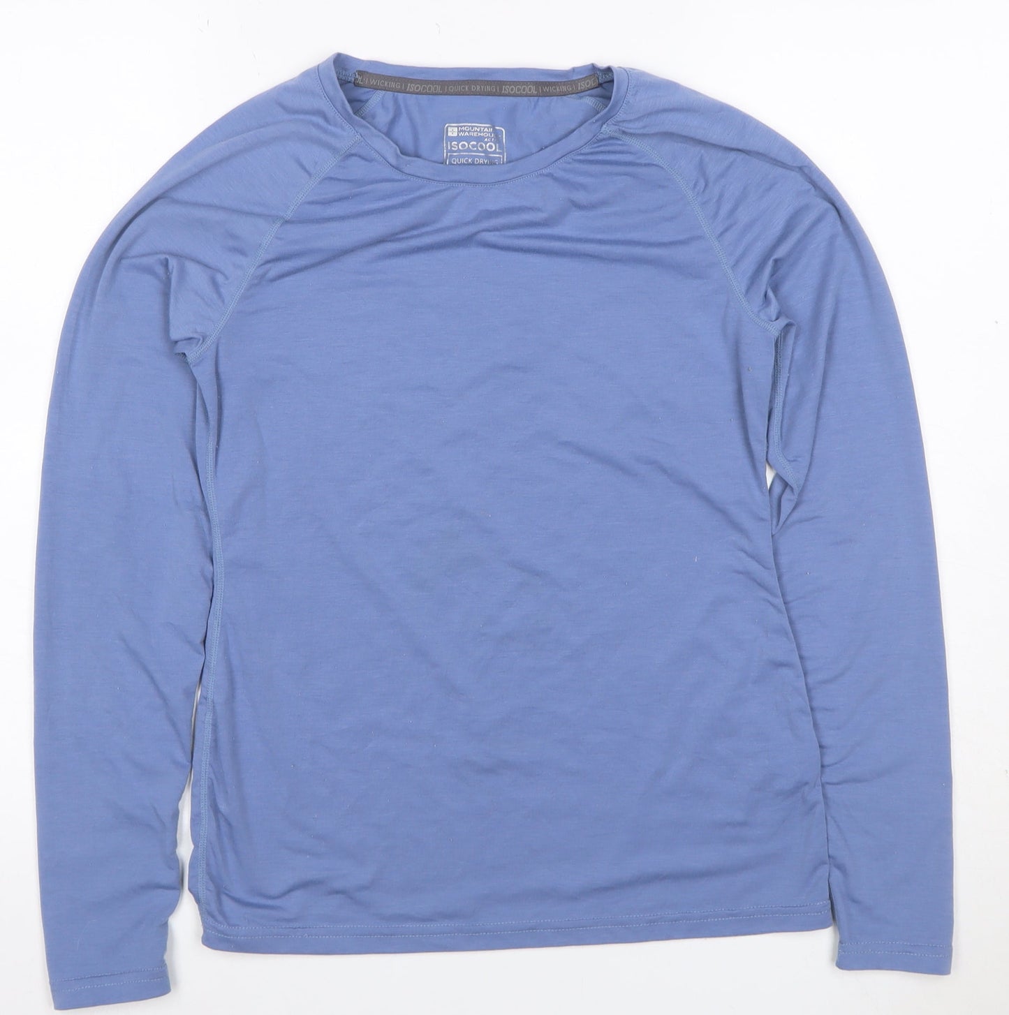 Mountain Warehouse Women's Blue UK 8 Basic IsoCool Long Sleeve T-Shirt
