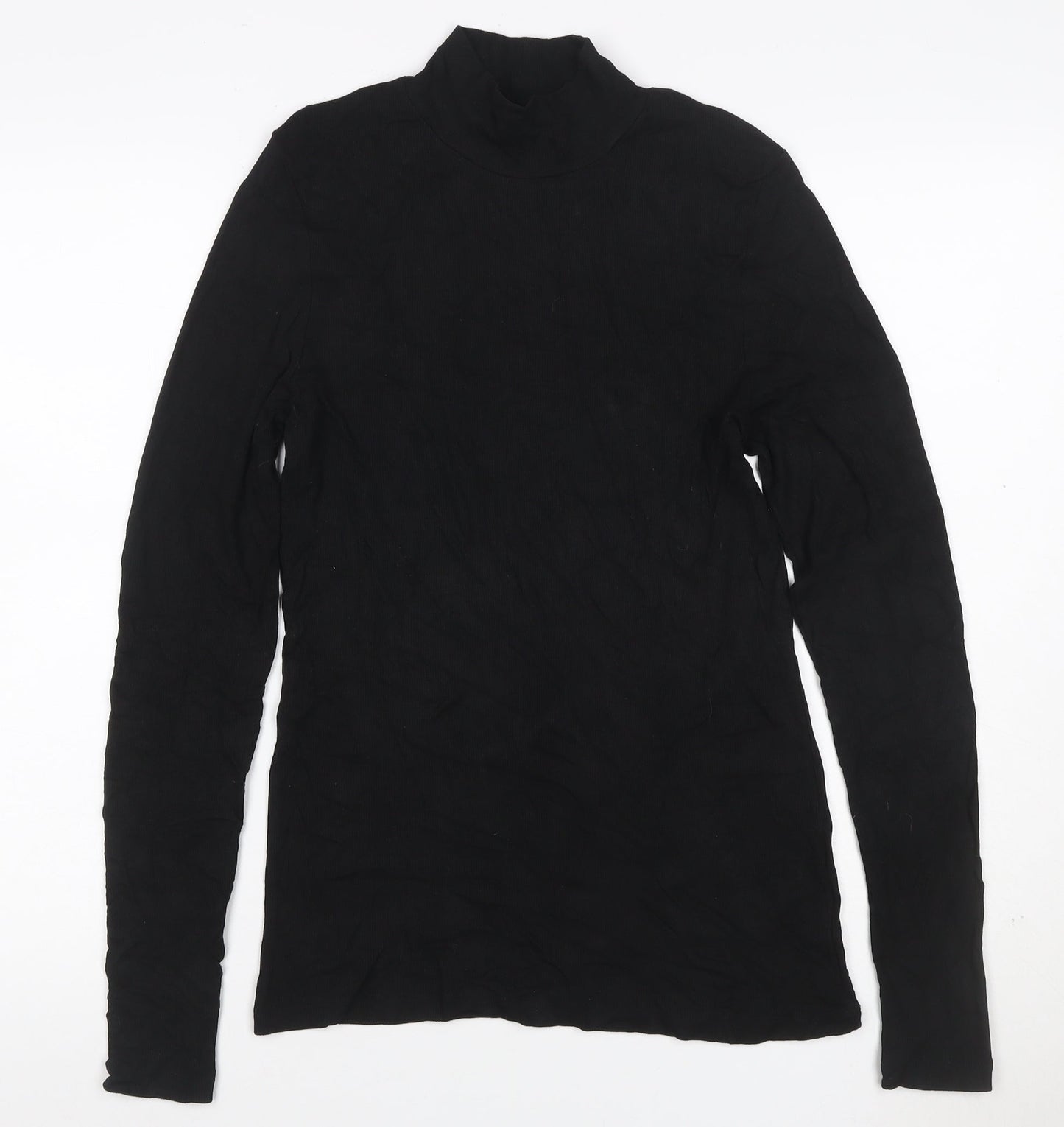Witchery Women’s Black L Roll Neck Slim Fit Modal Jumper