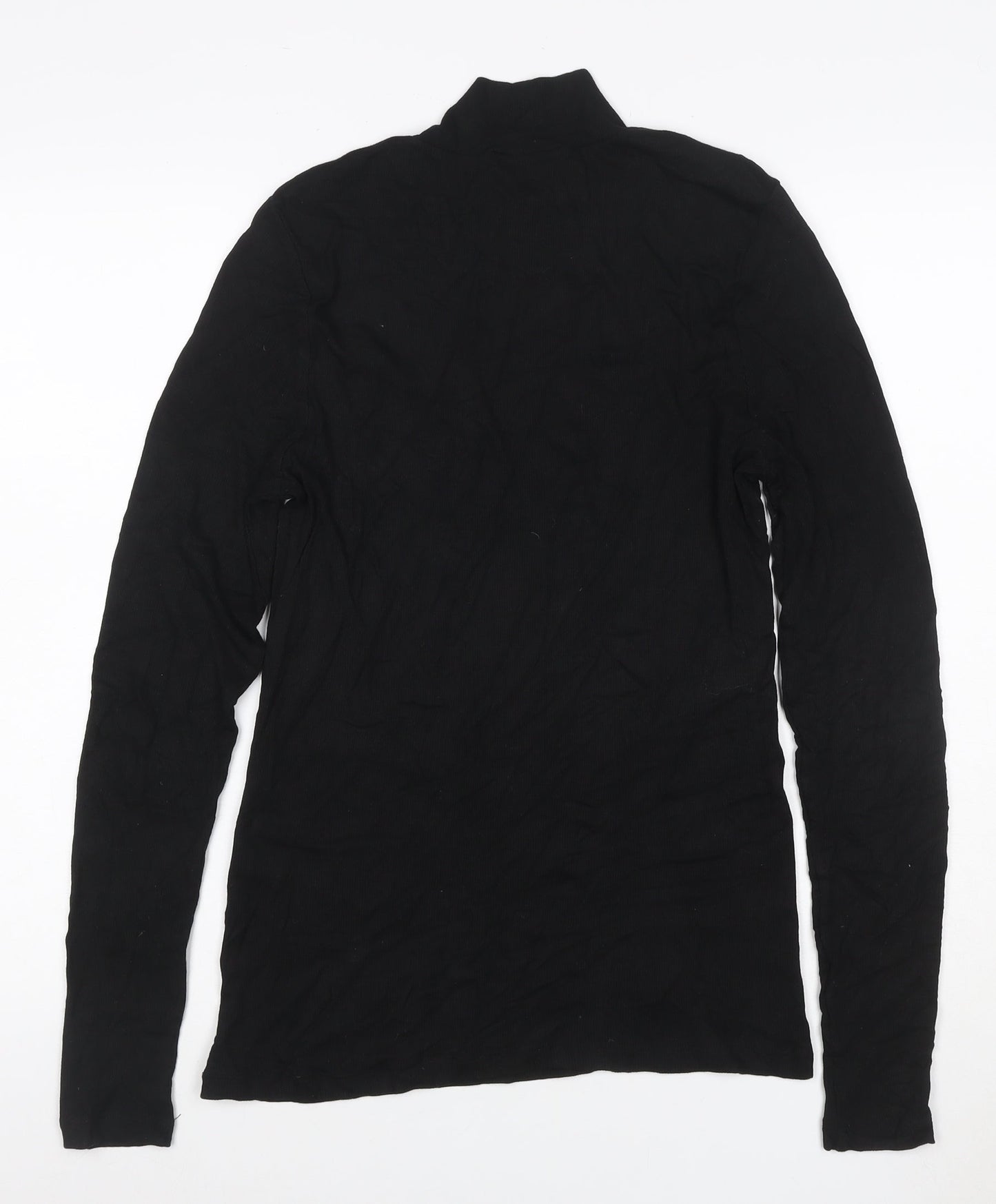 Witchery Women’s Black L Roll Neck Slim Fit Modal Jumper