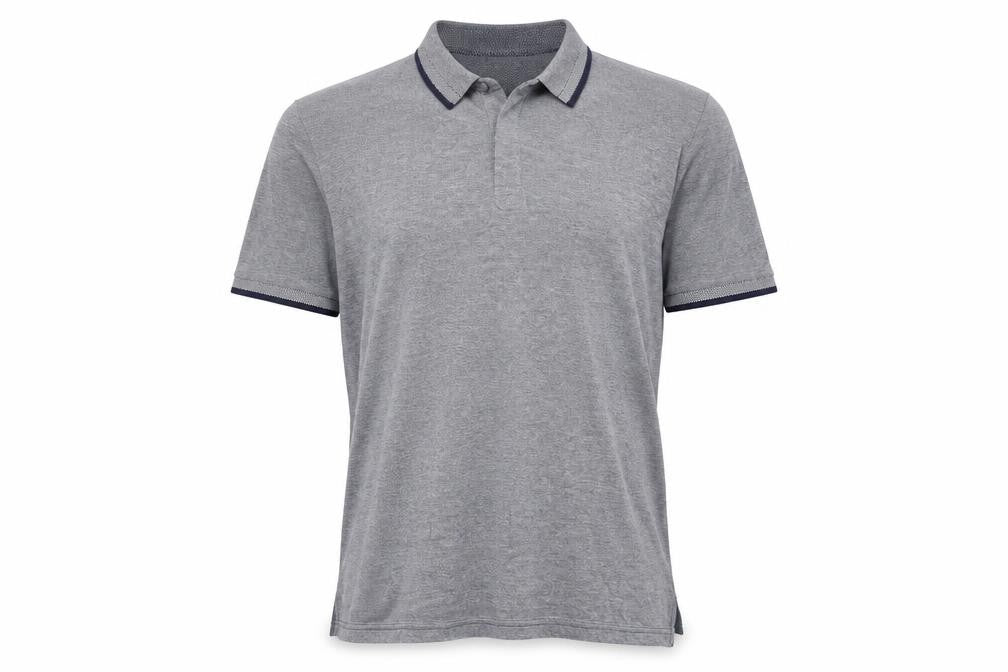 SoulCal Men’s Grey XL Cotton Bear Logo Short Sleeve Polo Shirt