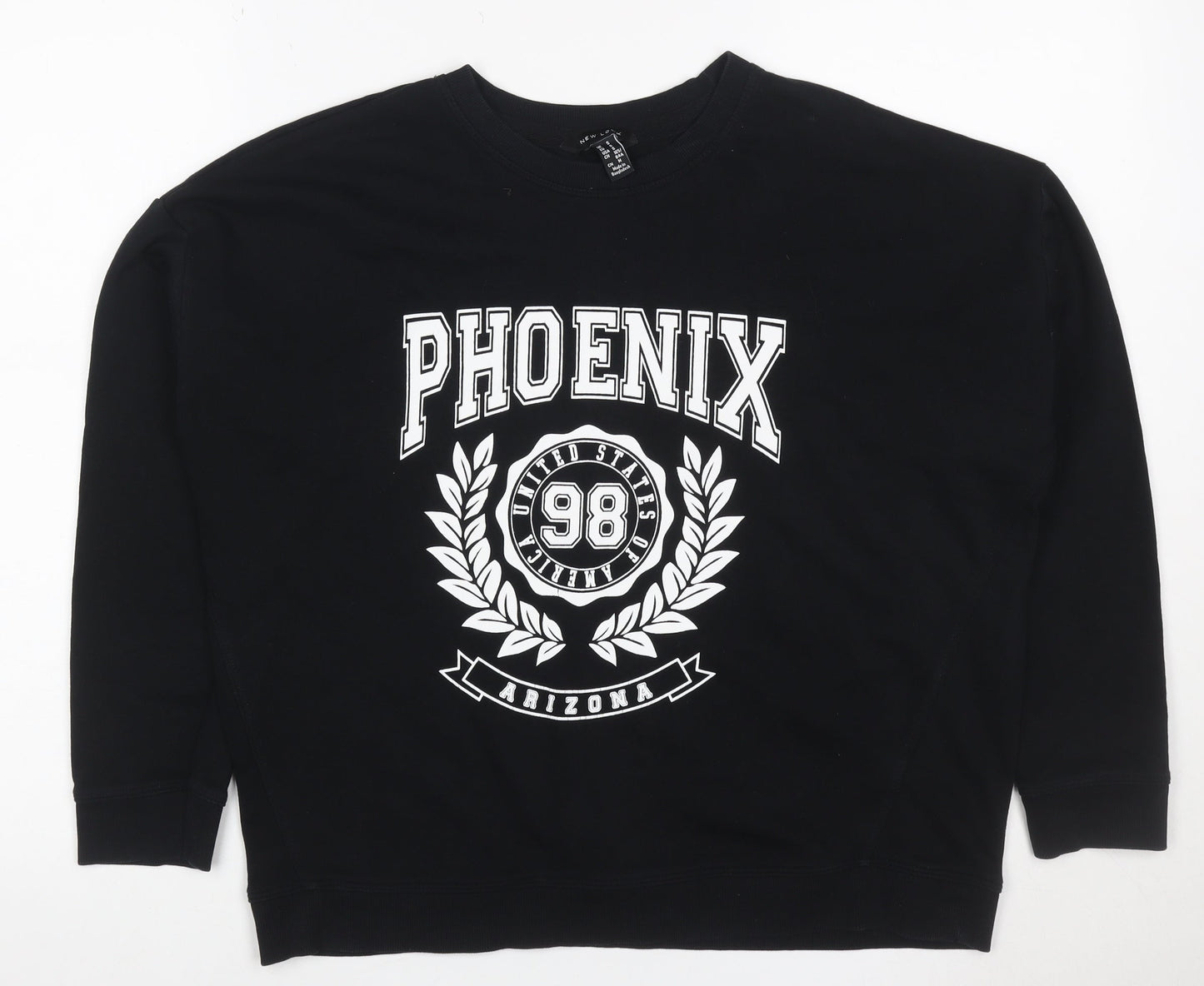 New Look Women’s Black S Phoenix Arizona Graphic Pullover Sweatshirt