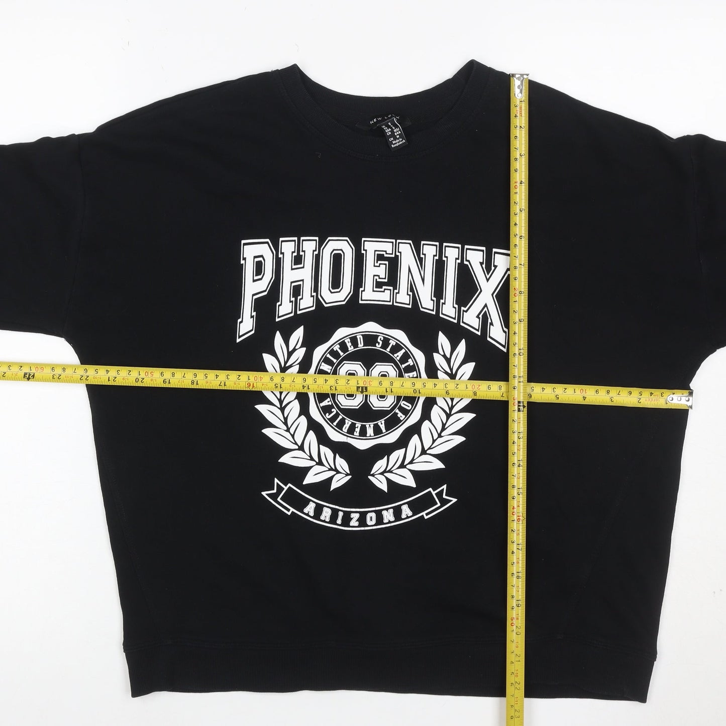 New Look Women’s Black S Phoenix Arizona Graphic Pullover Sweatshirt