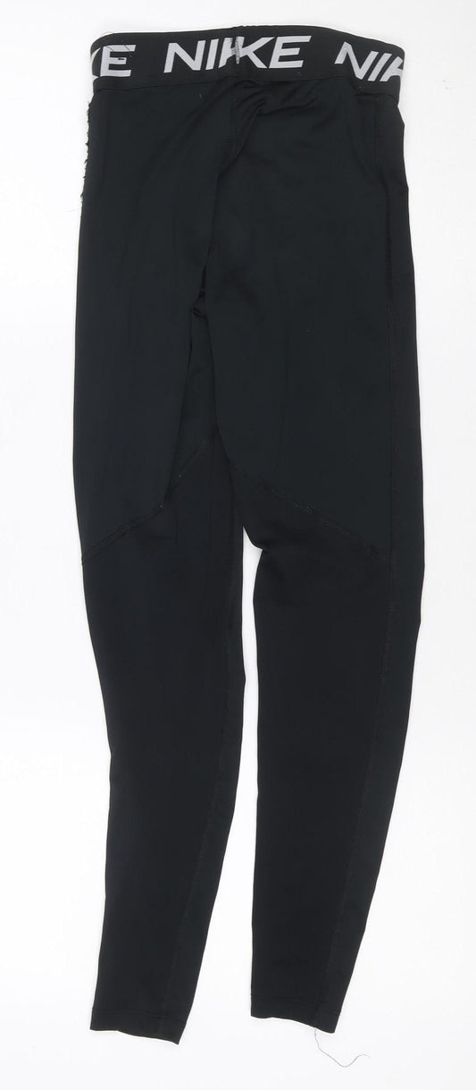 Nike Women’s Black XS Dri-FIT Compression Leggings Gym Running