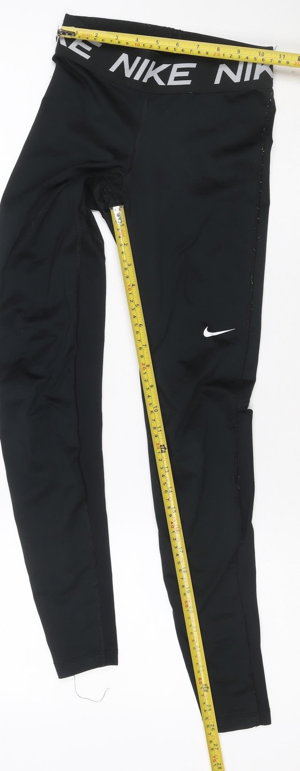 Nike Women’s Black XS Dri-FIT Compression Leggings Gym Running