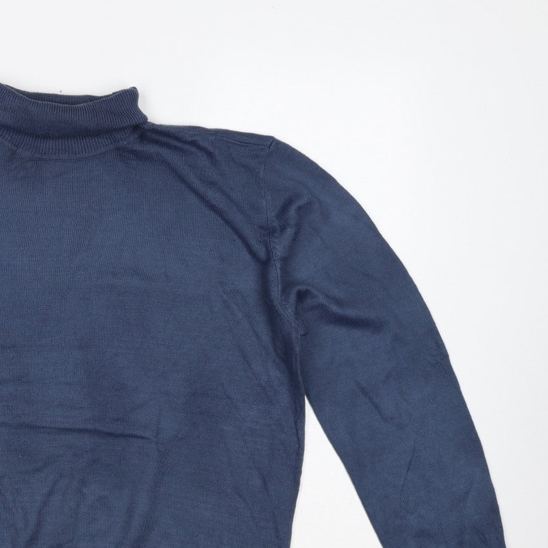 Additional view of Tenue de Golfzoy Men’s Blue L Roll Neck Knit Pullover Golf Jumper