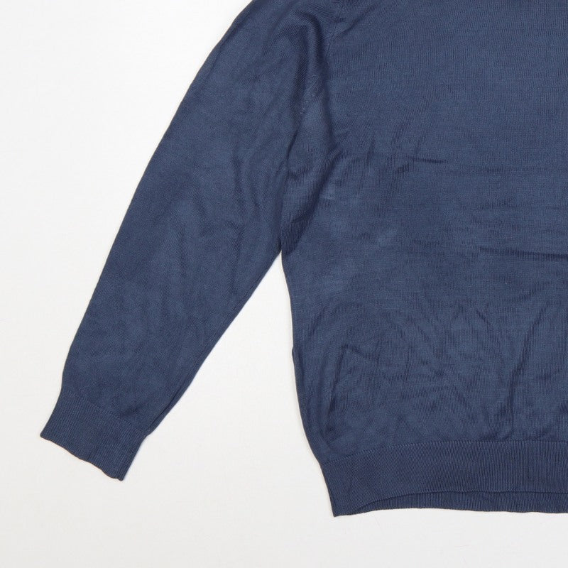 Additional view of Tenue de Golfzoy Men’s Blue L Roll Neck Knit Pullover Golf Jumper