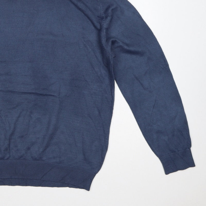 Additional view of Tenue de Golfzoy Men’s Blue L Roll Neck Knit Pullover Golf Jumper
