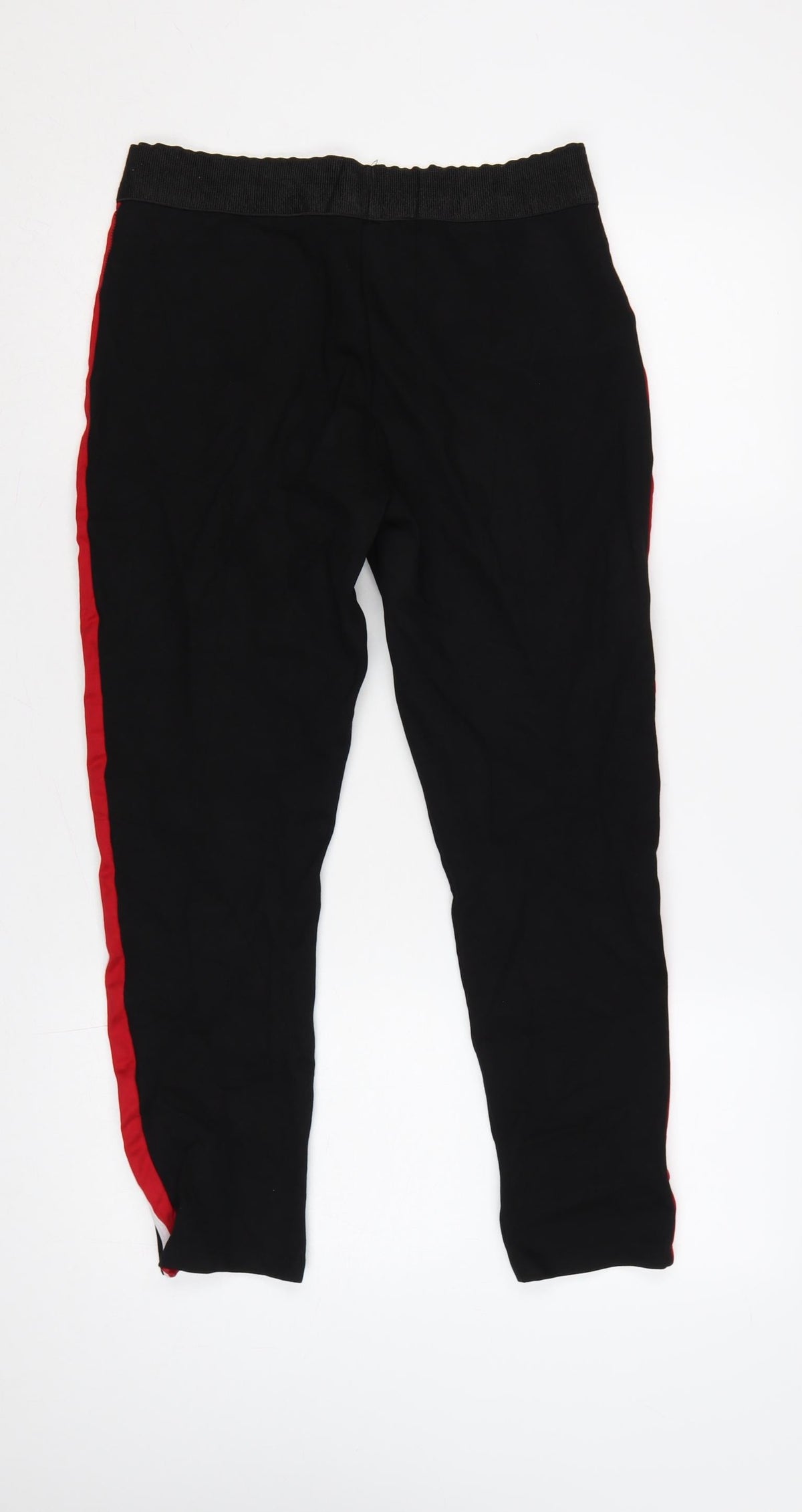 Zara Basic Women Black XL Side Stripe Stretch Leggings