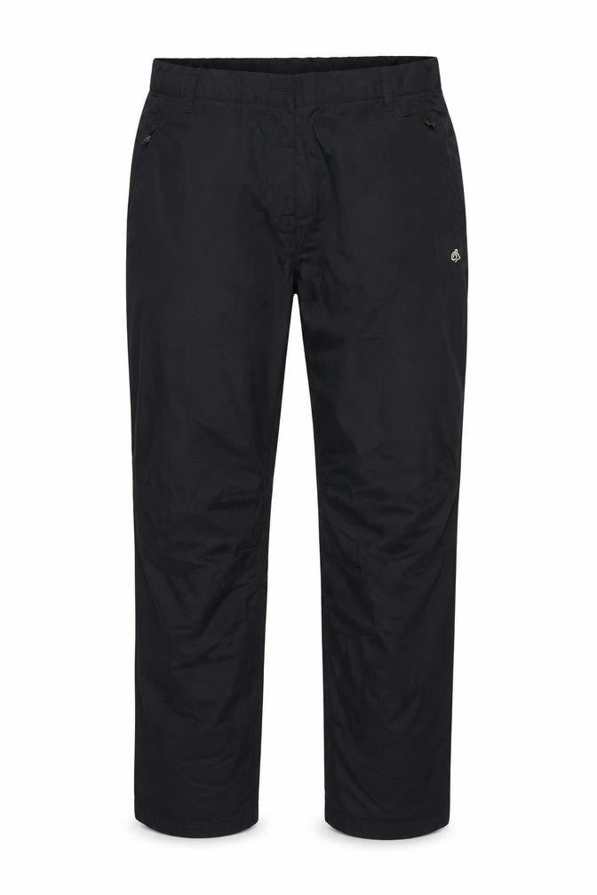 Craghoppers Women’s Black UK 16 Slim Walking Trousers Elastic Waist
