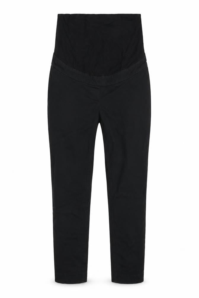 H&M MAMA Women Black S Maternity Straight Stretch Trousers