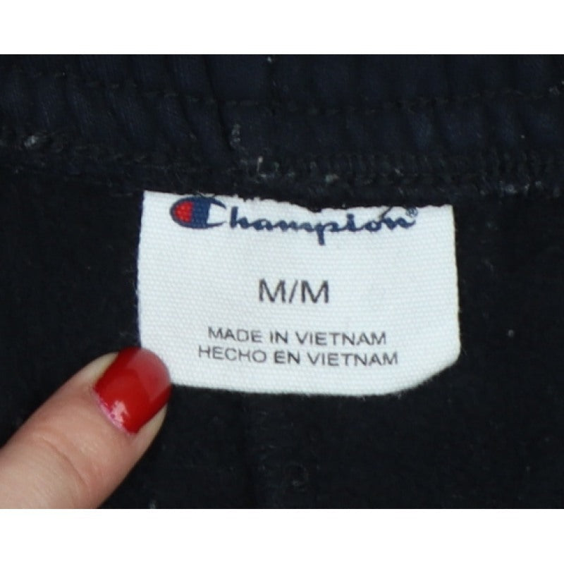 Additional view of Champion Men’s Black M Jogger Sweatpants Drawstring Logo Cuffed