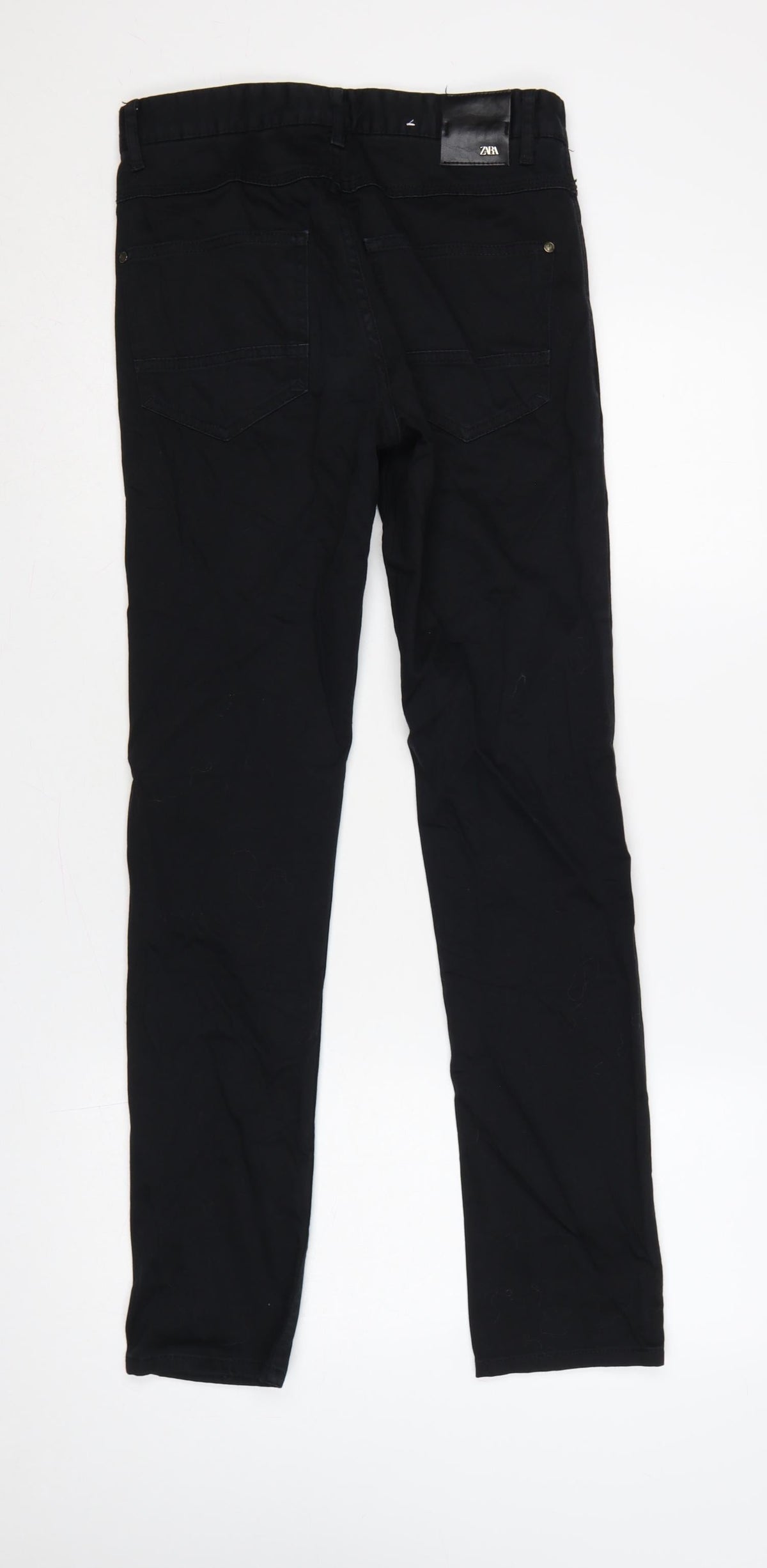 Zara Women’s Black UK 8 Slim Straight Stretch Jeans