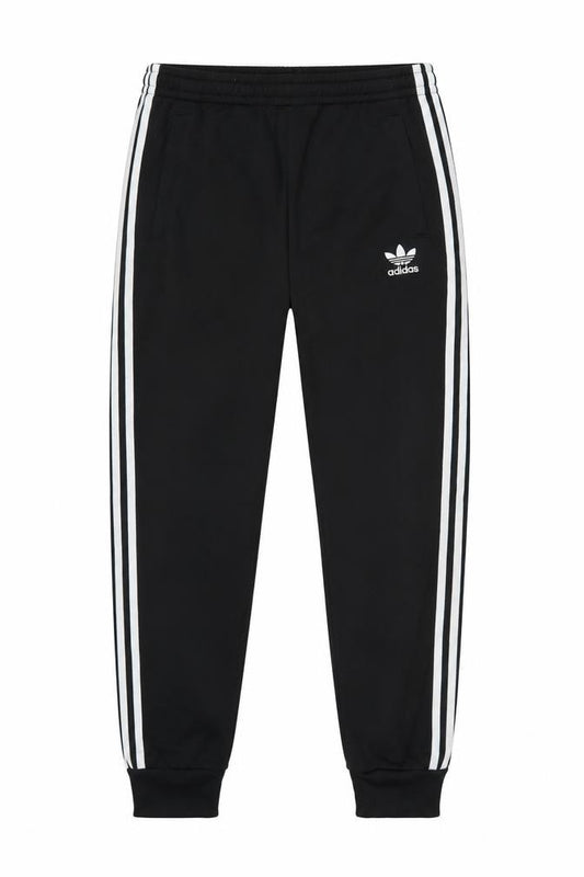 adidas Boys Black 13-14 Years Jogger Track Trousers 3 Stripe