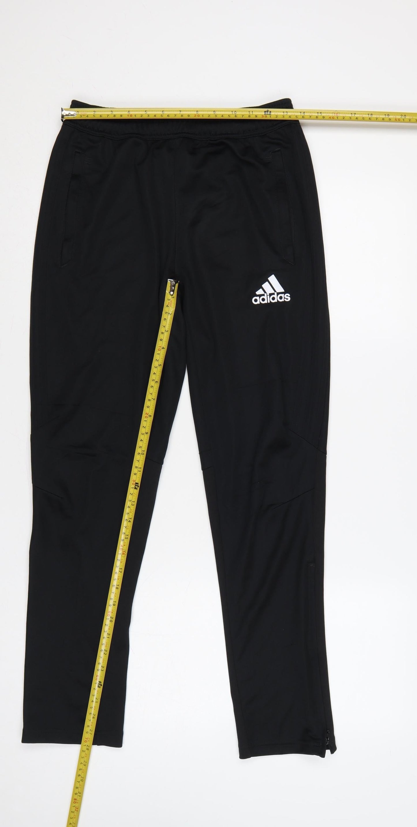 adidas Boys Black 13-14 Years Climacool Slim Jogger Trousers
