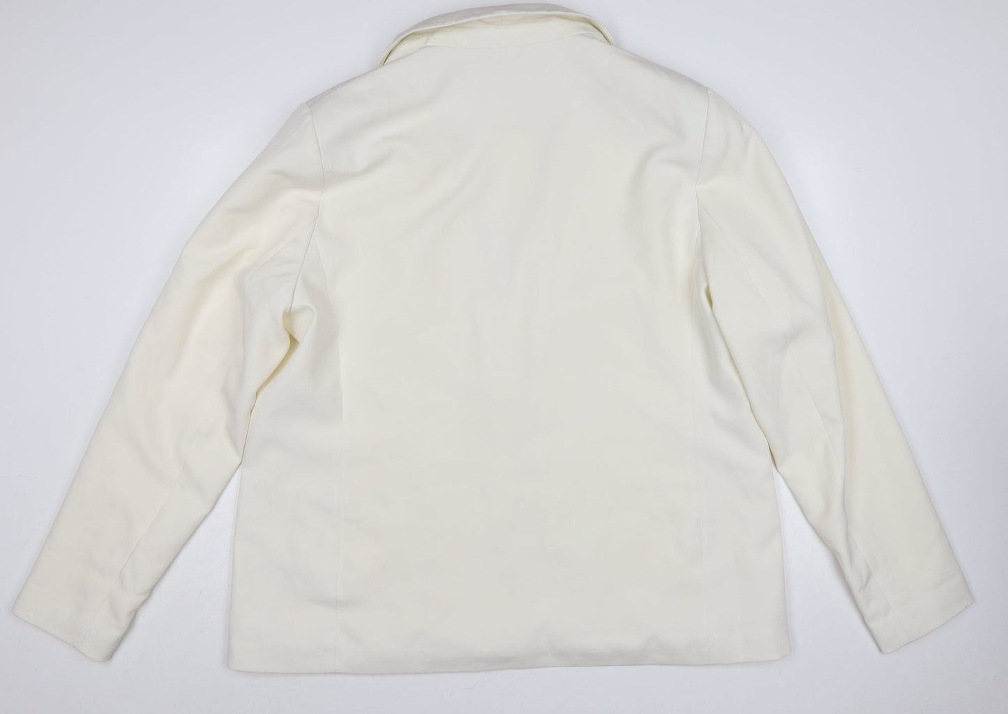 LTS Women’s Ivory Size 22 Tall Single-Breasted Tailored Blazer