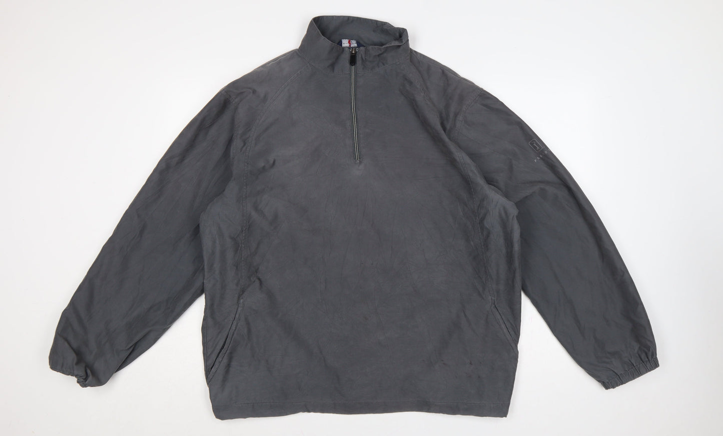Marks & Spencer Mens Grey XL 1/4 Zip Lightweight Per Una Jacket