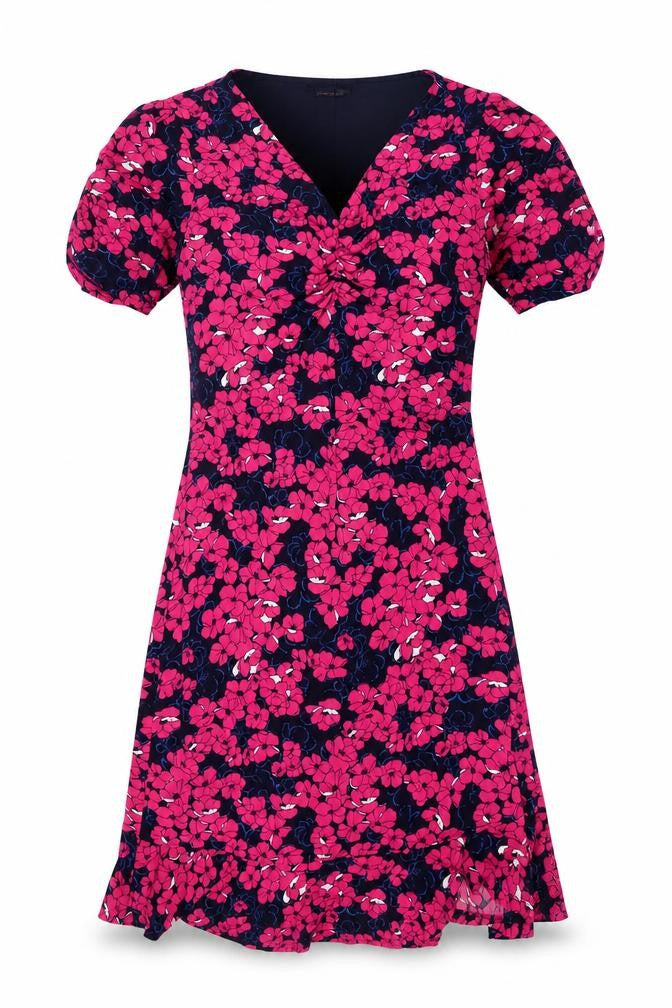 Roman Women Multicoloured Floral Fit & Flare Midi Dress Size 10