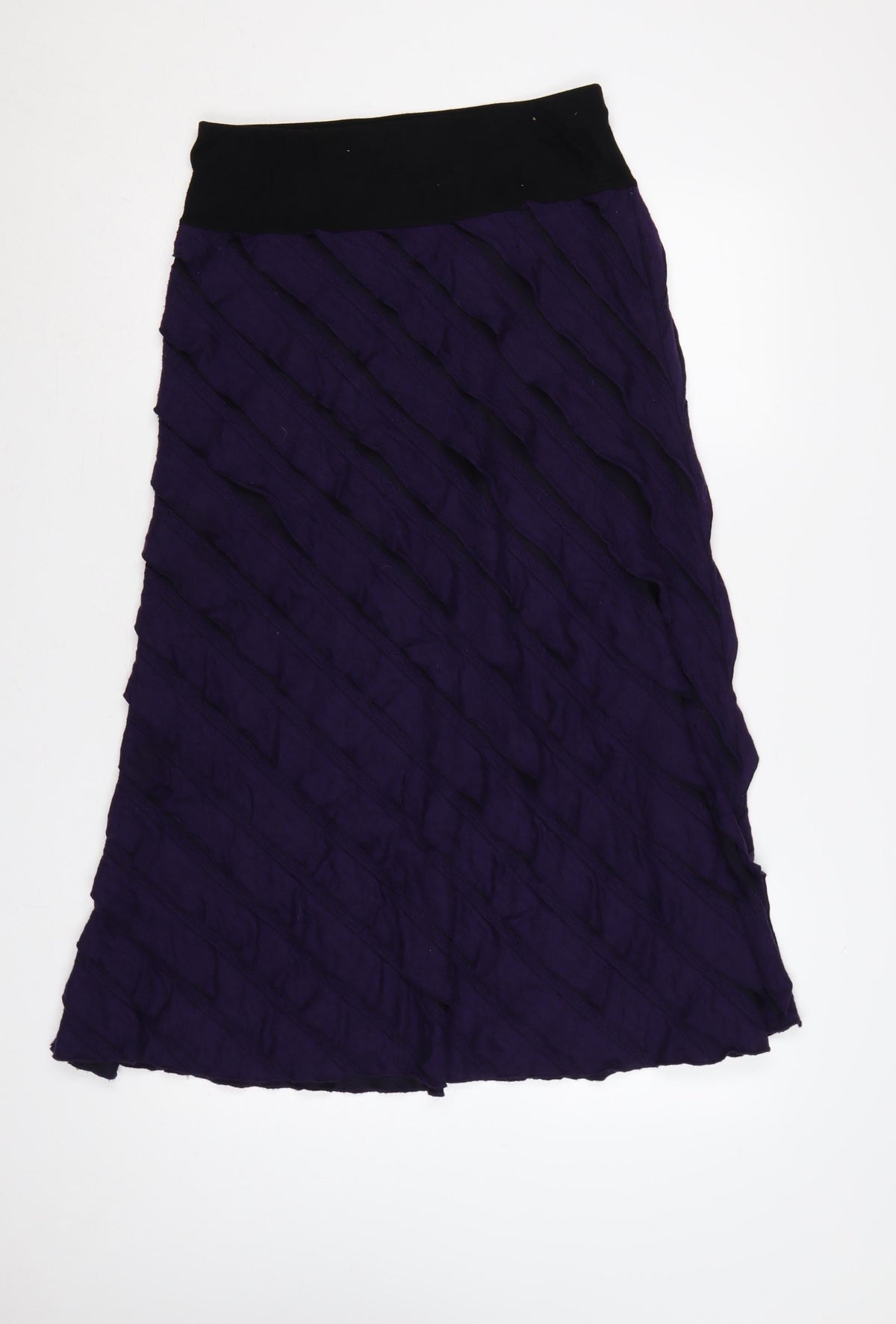 Marks & Spencer Per Una Women's Purple UK 10 A-Line Long Skirt