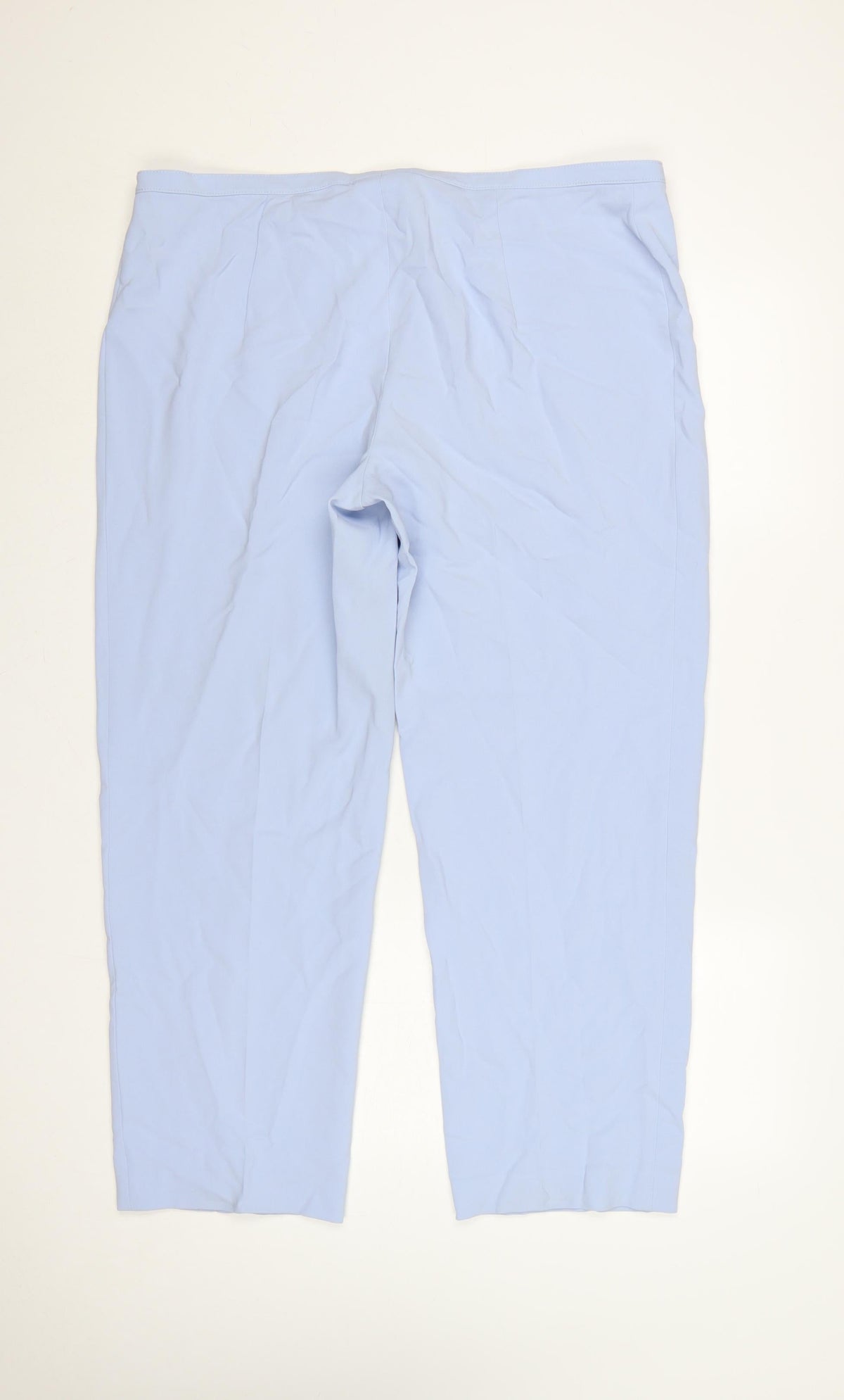 Basler Women Blue UK 20 Straight Leg Tailored Dress Trousers