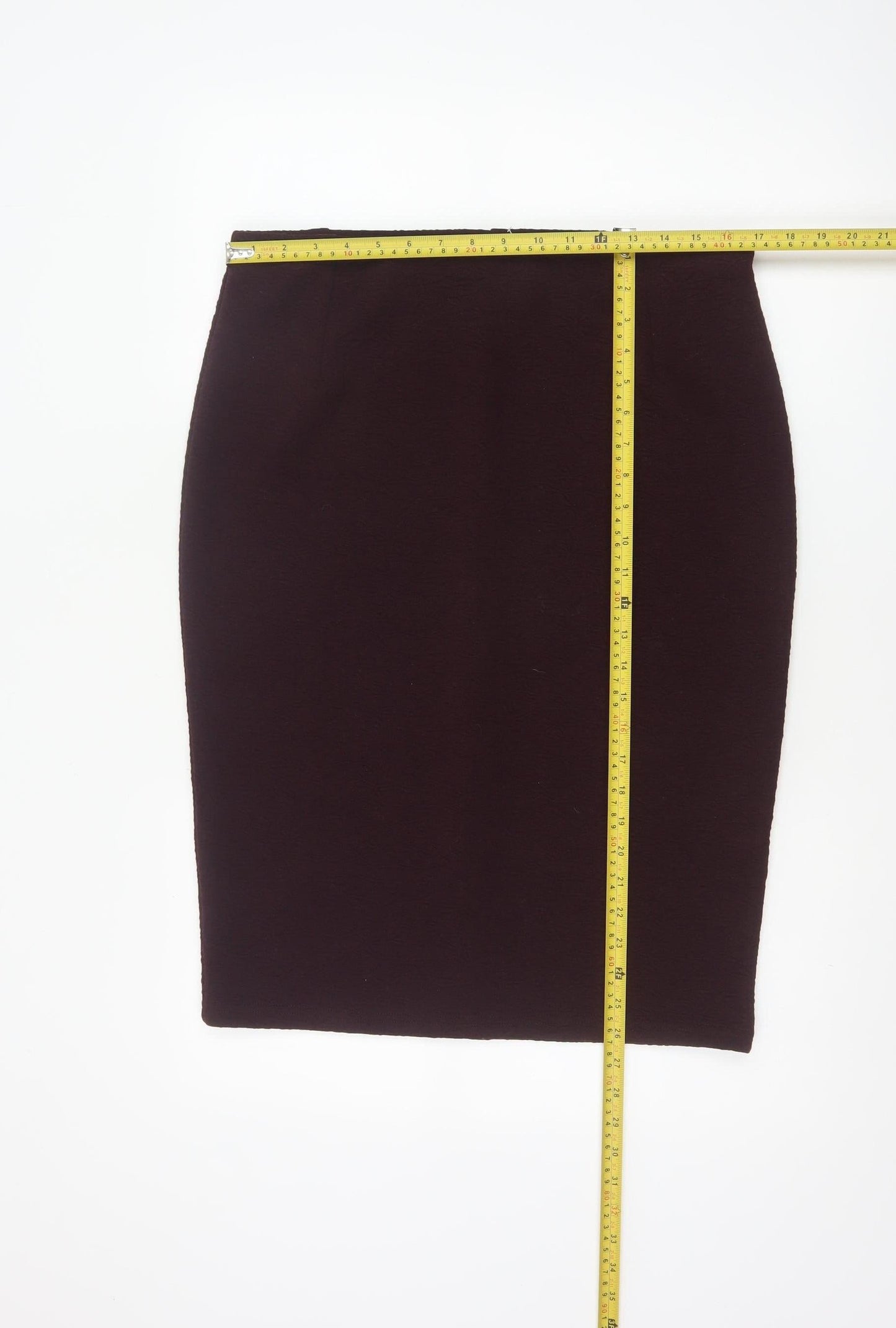 Principles Women Brown Size 14 Stretch Pencil Knee Length Skirt