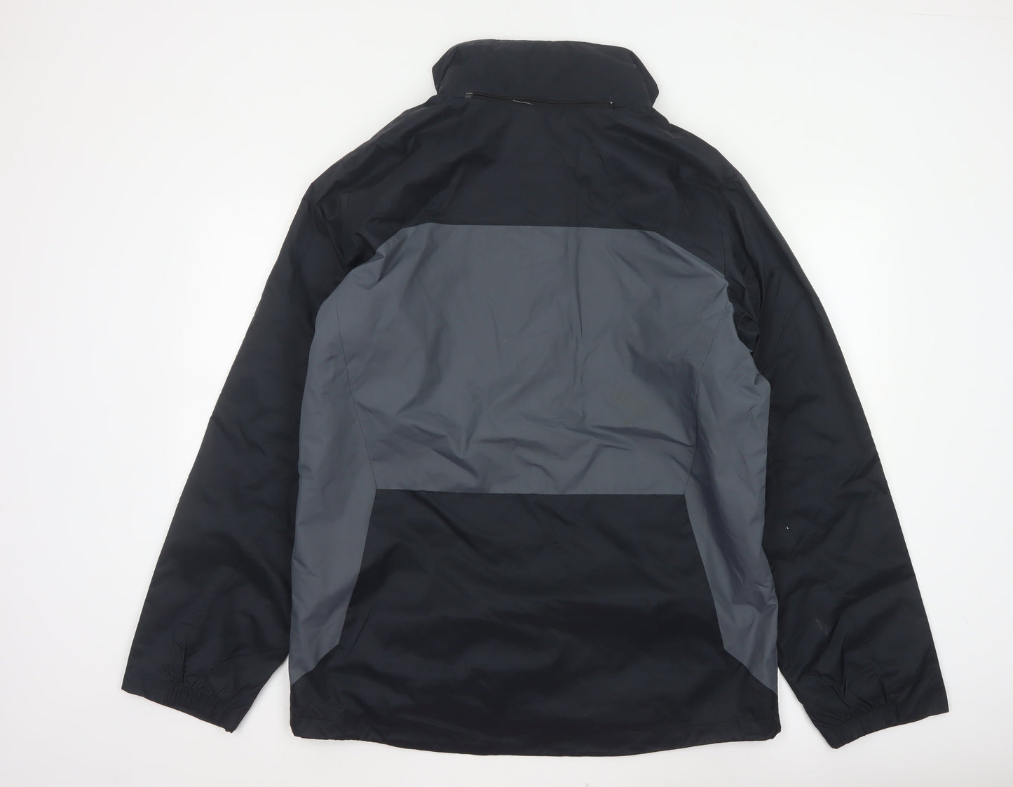 Columbia Men’s Black Grey M Interchange 3-in-1 Hooded Ski Jacket
