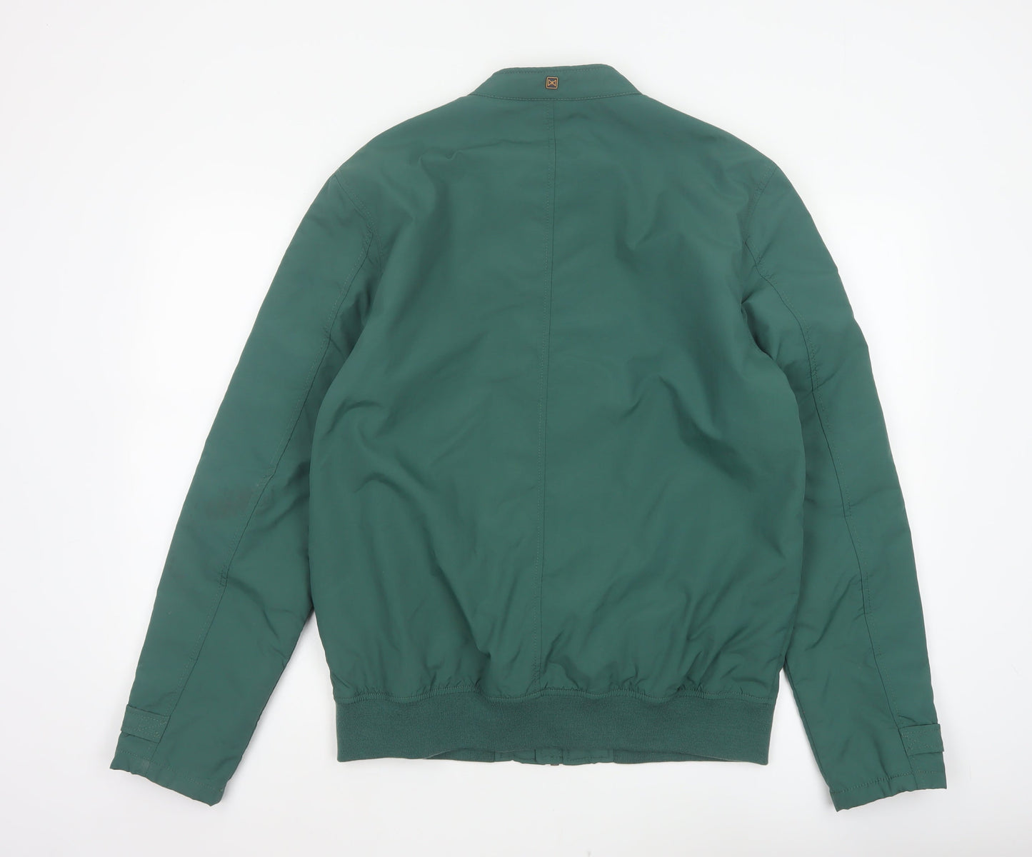 Tailored Originals Men's Green L Bomber Jacket Full Zip Lined