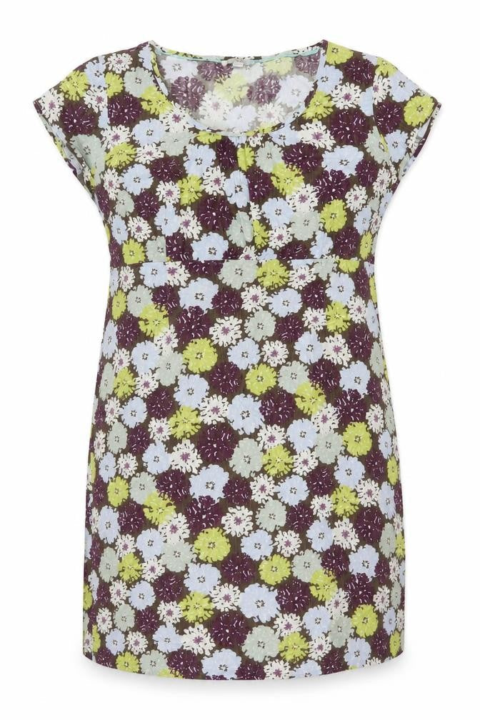 Boden Women Multicoloured Floral Shift Dress UK 12 Short Sleeve