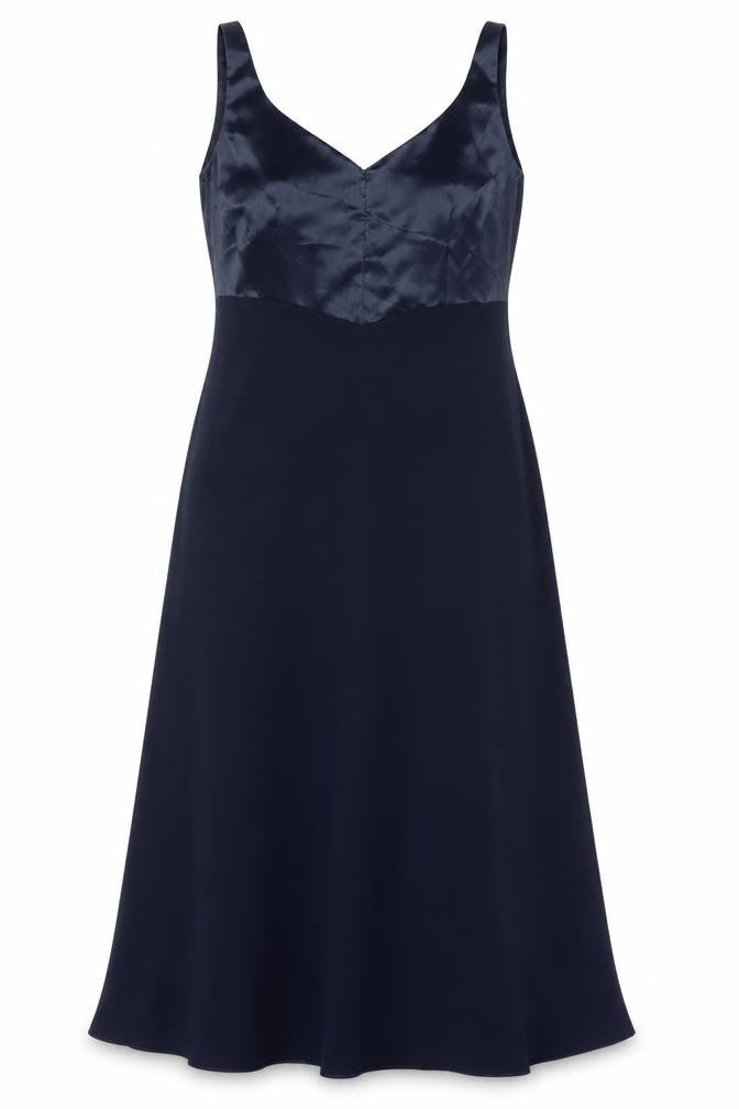 Debut Women’s Blue UK 14 A-Line Long Beaded Evening Dress