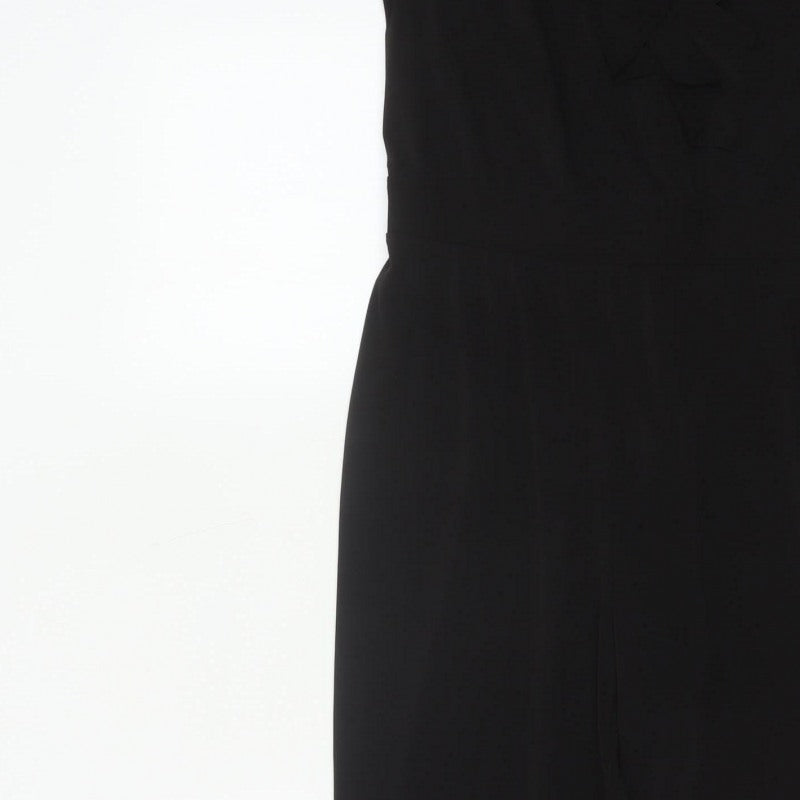Therapy London Women’s Black Size 10 Lace Halter Jumpsuit
