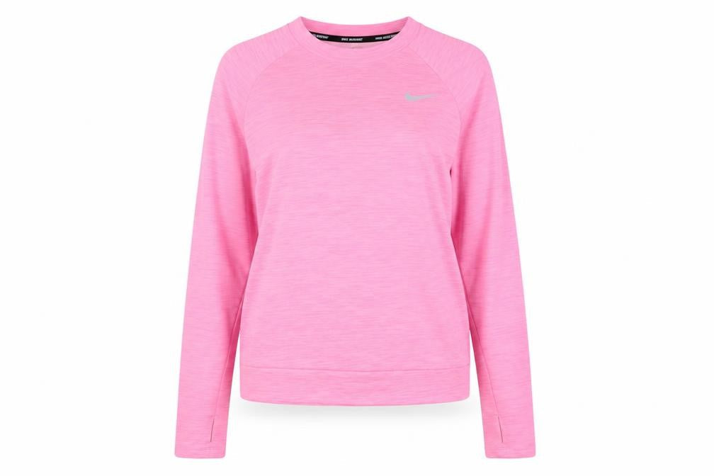 Nike Women’s Pink S Dri-FIT Running Long Sleeve Pullover Top