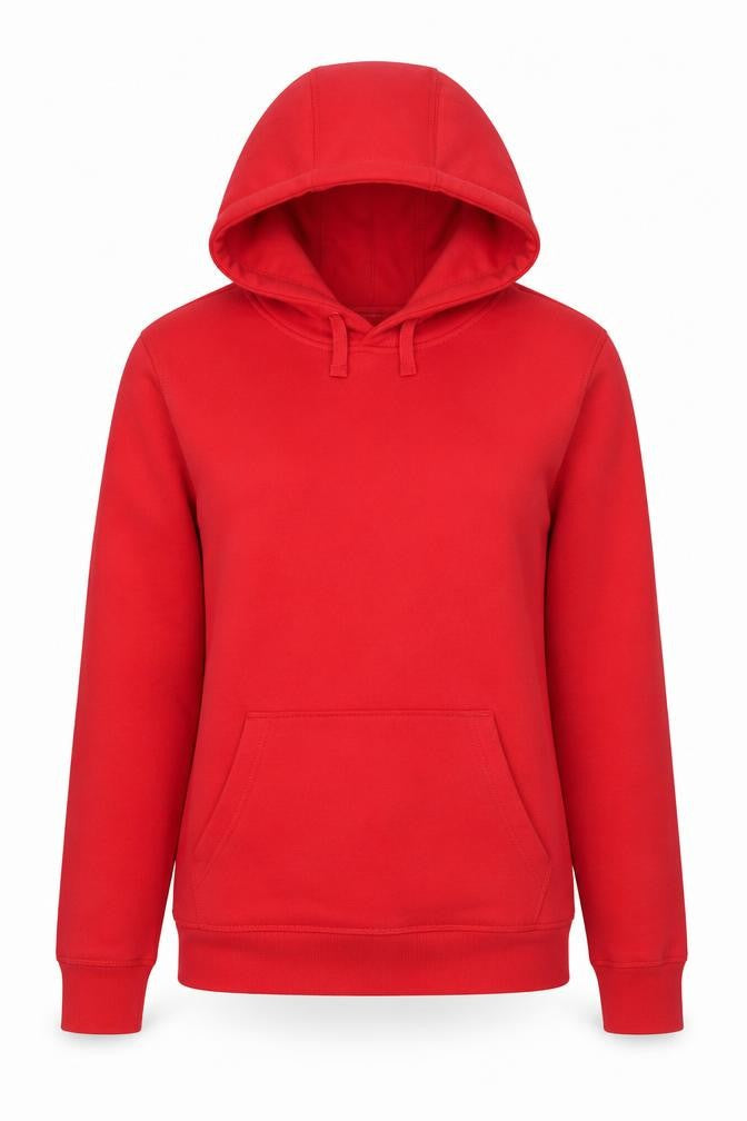 Stanley/Stella Women Red XS Pullover Hoodie Organic Cotton Pockets