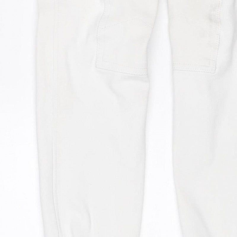 Double Horse Women White Size 30 Snow Pants Ski Trousers Pockets