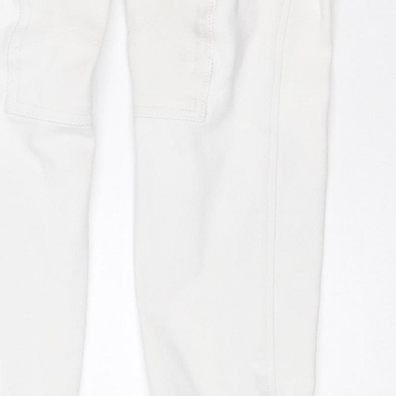 Double Horse Women White Size 30 Snow Pants Ski Trousers Pockets