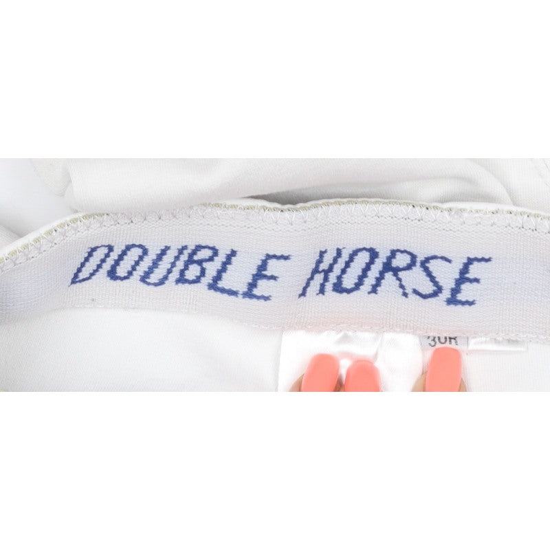 Double Horse Women White Size 30 Snow Pants Ski Trousers Pockets