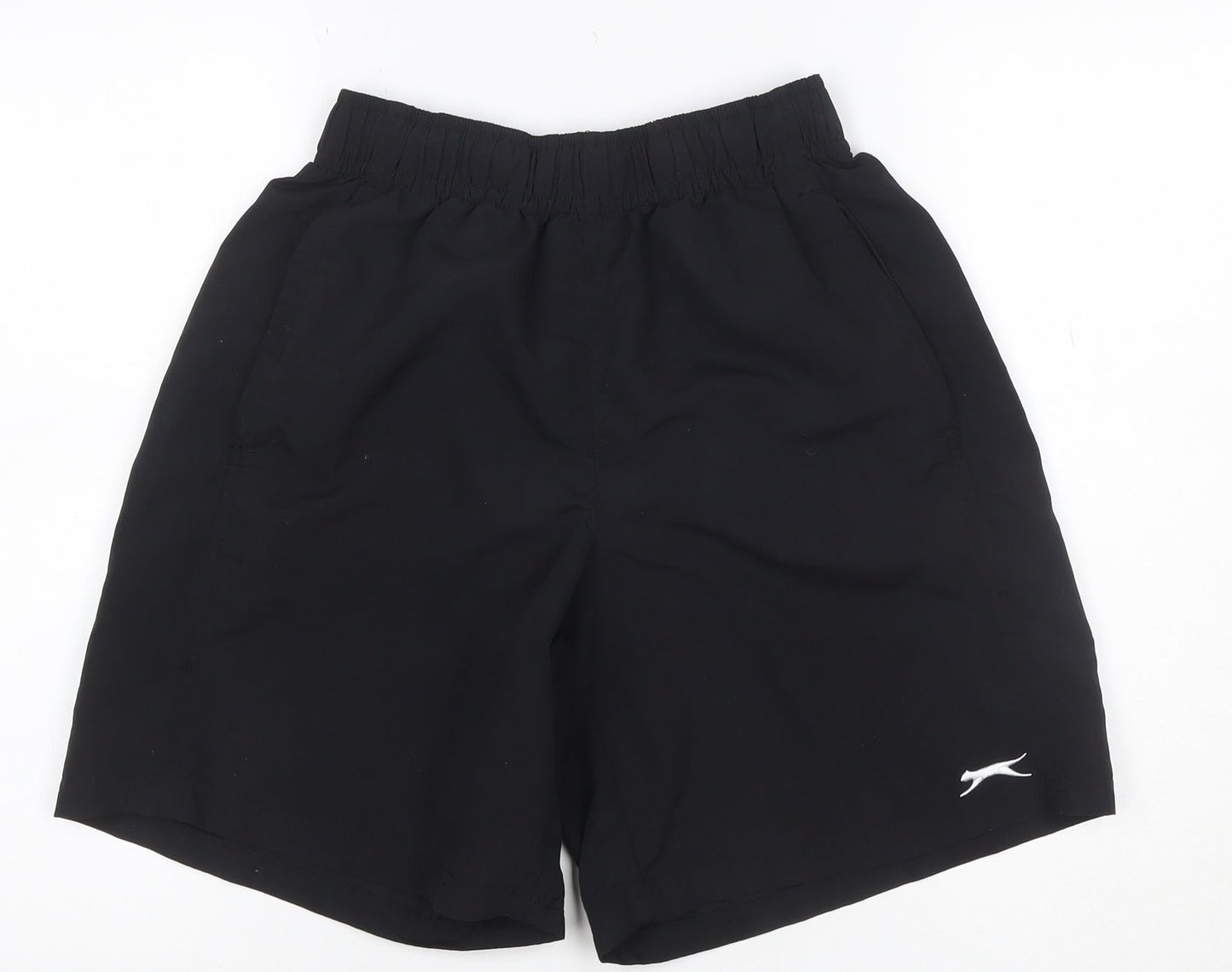 Slazenger Men’s Black S Athletic Mesh Lined Training Shorts