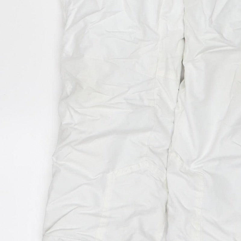 Additional view of Trespass boys’ white 7-8 years tp50 waterproof ski snow trousers