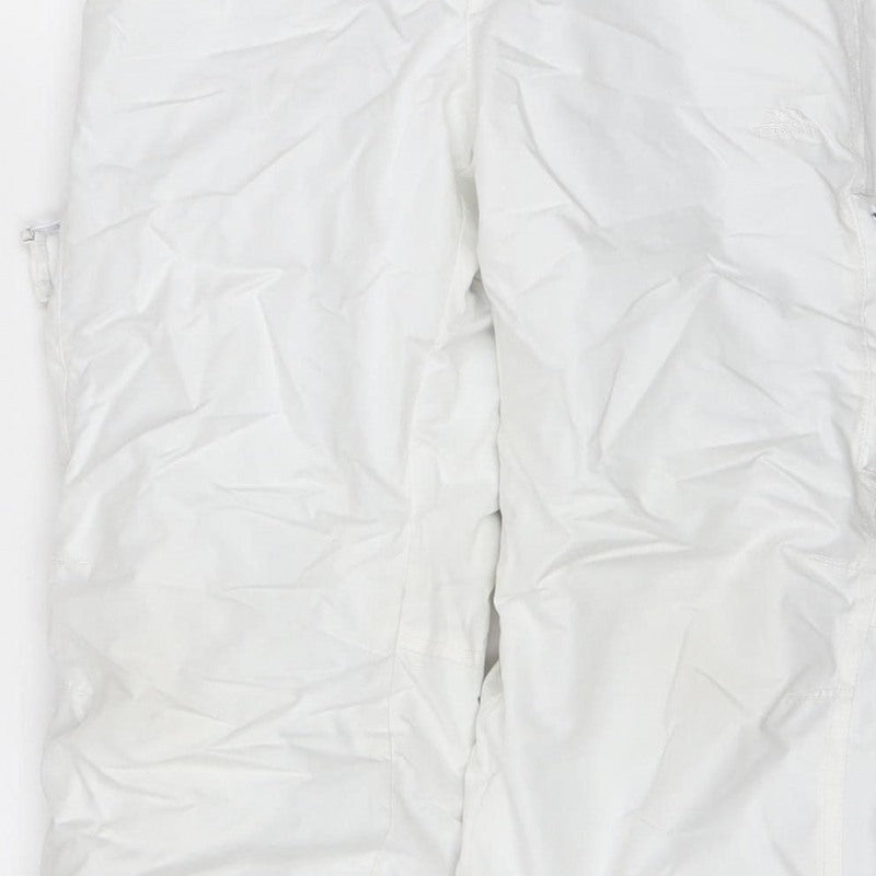 Additional view of Trespass boys’ white 7-8 years tp50 waterproof ski snow trousers