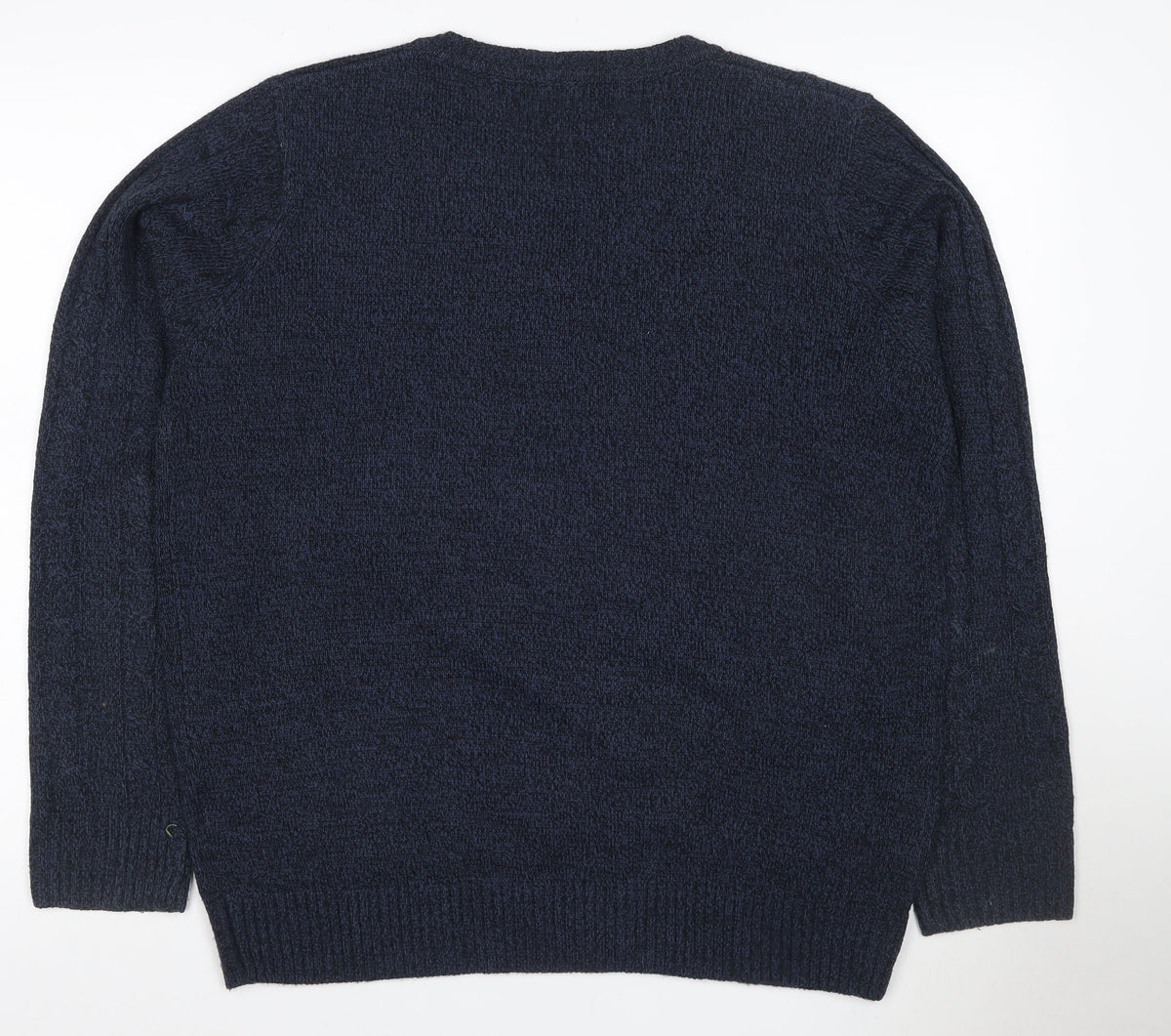 Brand and care label for Sfera Urban Men’s Blue XL Cable Knit V-Neck jumper