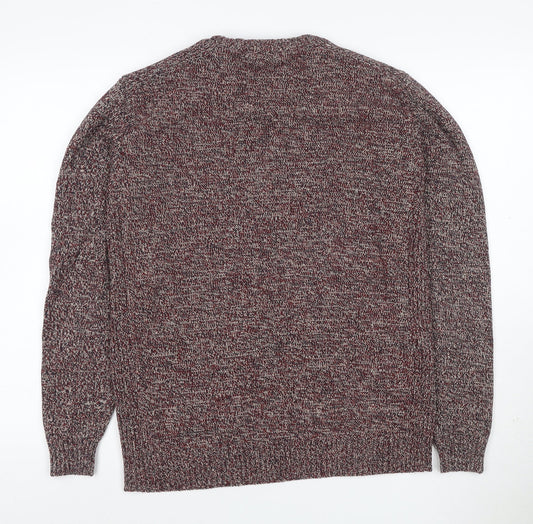 Kensington Eastside Men’s Multicoloured Knit Crew Neck Jumper L