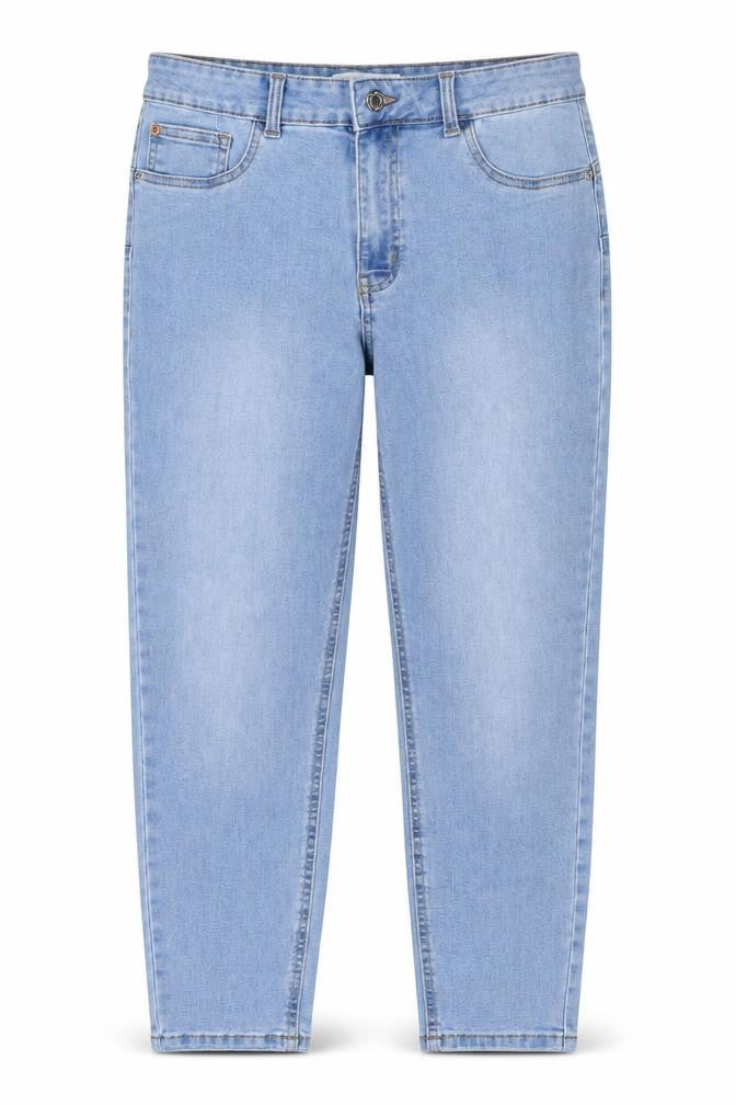 Denim Co Women Blue UK 14 High Rise Straight Stretch Jeans