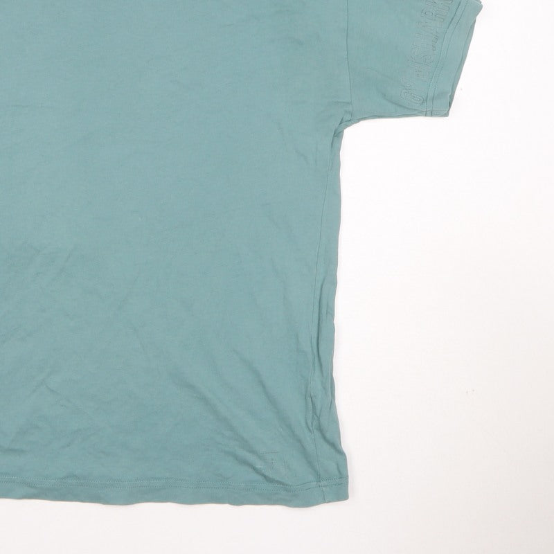 Additional view of Gymshark Men's Green, size S, Logo Sleeve Crew Neck Short Sleeve T-Shirt