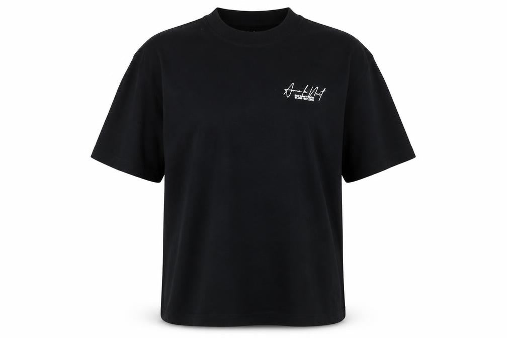 River Island Men Black S Paris Graphic Print Crew Neck T-Shirt