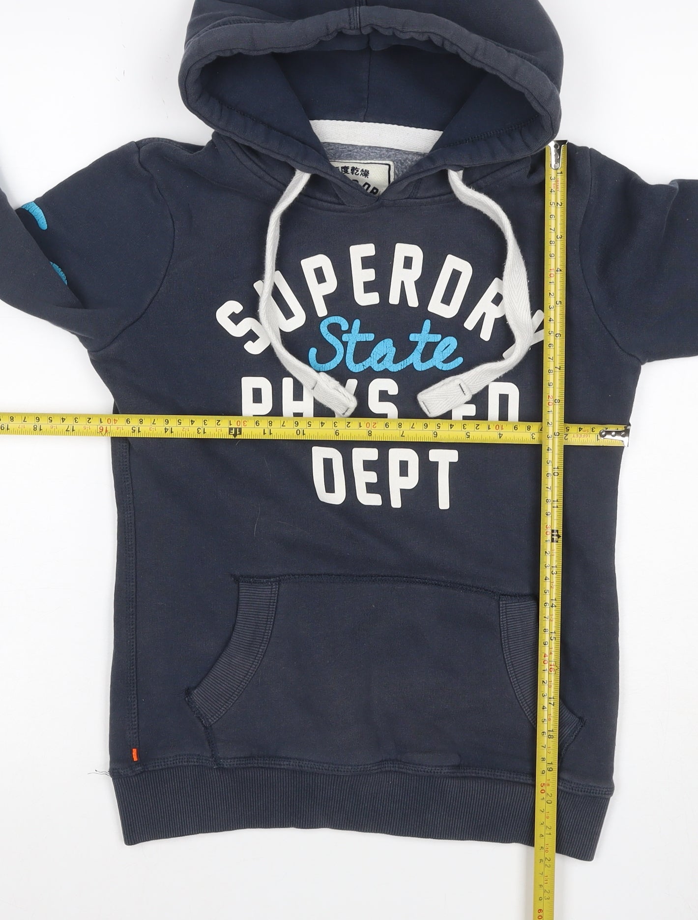 Superdry Teens Navy XXS Pullover Graphic Print Hoodie