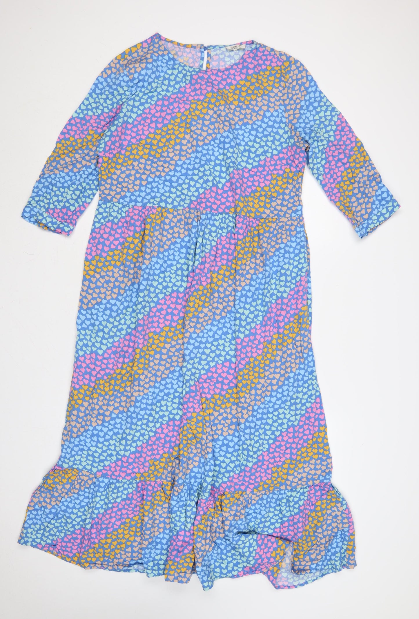 Sugarhill Brighton Women’s Multicoloured Heart Maxi Dress UK 12