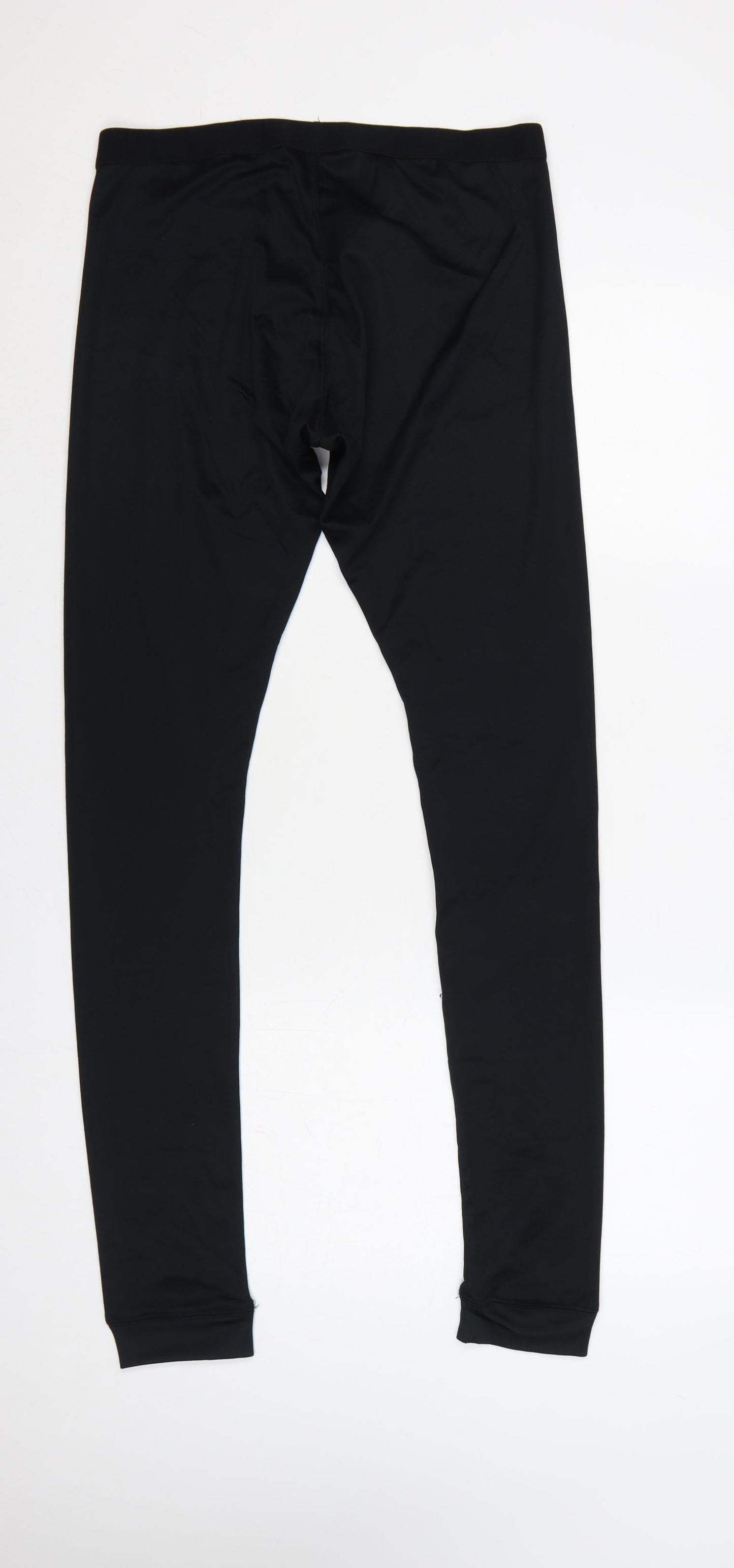 Campri Men’s Black L Compression Running Gym Leggings Stretch